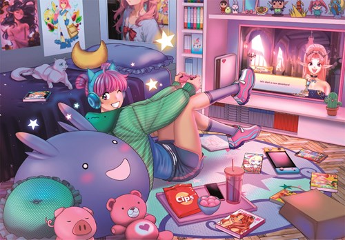 Clementoni Puzzle - Game Lovers - 300 Teile - bunte Kinderpuzzle ab 9 Jahren