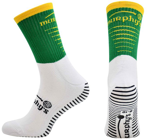 Murphy's Sportsocken Pro Mid Grip Junior grün/gold rutschfest