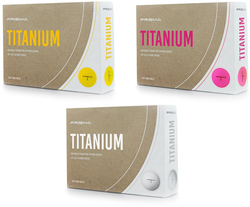 Masters Prisma Titanium Golfbälle (Packung mit 12)