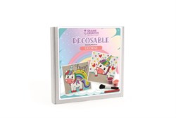 Graine Creative kit de peinture sur sable licornes 30x30 cm jouet créatif