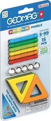 Geomag Supercolor Panels Recycled Blister - 15 Stück