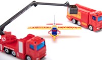 Siku coffret jouet pompiers - set cadeau avec véhicules et accessoires-3