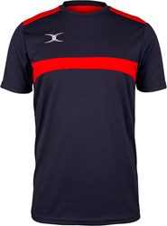 Gilbert T-Shirt Photon Blau Rot - Kinder - 116 - Sportshirt