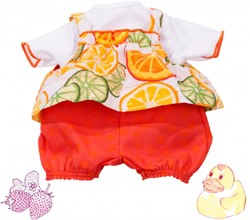 Götz Boutique, Kombi "Früchte", Babypuppen 42-46 cm (Inhalt: 2-teilig)
