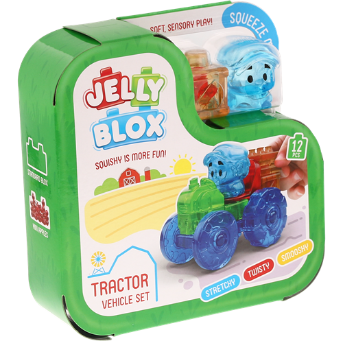 Goliath Spielzeug - Jelly Blox Traktor und Bauer Spielset-2