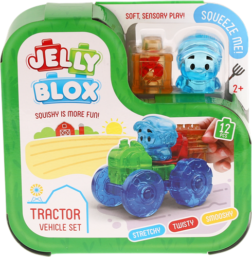 Goliath Spielzeug - Jelly Blox Traktor und Bauer Spielset
