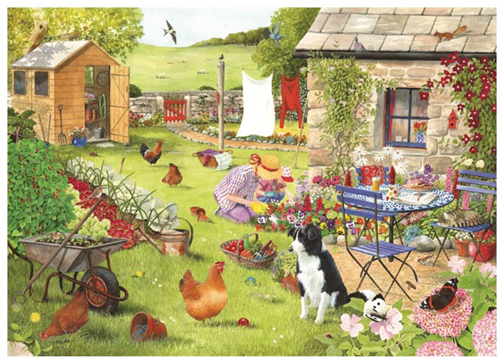 House of Puzzles Grandma's Garden BIG 500 Puzzle