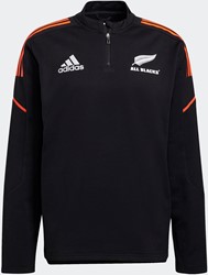 ALL BLACKS RUGBY 1/4-ZIP FLEECE TOP