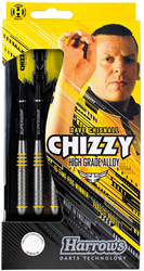 Harrows Chizzy Alloy Darts - Fléchettes acier 22g noir