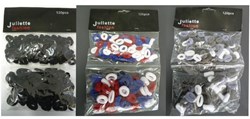 Haarelastiekjes zak a 120stuks assorti
