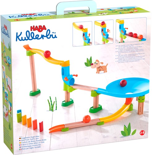 HABA Kullerbü Knikkerbaan Basisdoos Knikkerfile - 33-delig