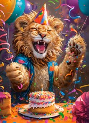 Castorland Puzzle Happy Birthday! - 300 Teile buntes Spielzeug