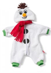 Heless Puppen Winterkleidung Schneemann 35-45 cm - Kuscheliges Outfit
