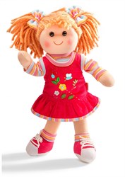 Heless Puppe Mädchenpuppe Textil 32cm - Schleifen binden lernen