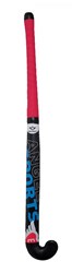 Angel Sports crosse de hockey plastique rouge 34 pouces - crosse de hockey sur gazon