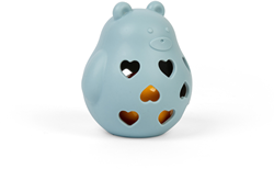 BigJigs Baby Rassel Honigbär Silikon Mehrfarbig