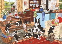 House of Puzzles puzzle Collie Wobbles 1000 pièces animaux