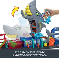 Hot Wheels Spielzeug Ultra Shark Car Wash - Autowaschanlage mit Auto-3