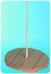 NHF Houten ronde schommel (2m/sisal)