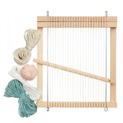 Micki métier à tisser en bois - jouet créatif avec fil pour enfants