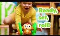 Bright Starts Roll & Glow Monkey Toy-3