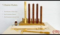 Choroi Holzflöte pentatonisch 432 Hz für Kinder Musikspiel-3