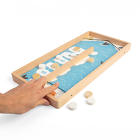 BigJigs Holz Ice Puck Game - Lernspiel für Kinder mit Tieren-2