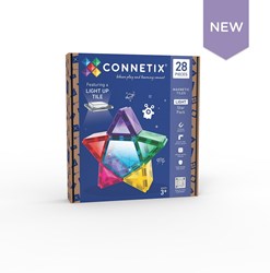 Connetix set de construction magnétique lumineux 28 pièces - jouet éducatif