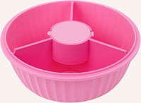 Yumbox Poke Bowl boîte à lunch rose avec séparateur 3 compartiments et cup à sauce