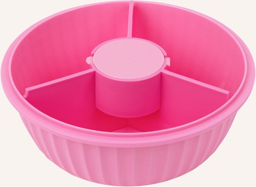 Yumbox Poke Bowl boîte à lunch rose avec séparateur 3 compartiments et cup à sauce