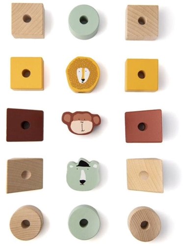 Trixie Tierbaustein-Stapler aus Holz-2