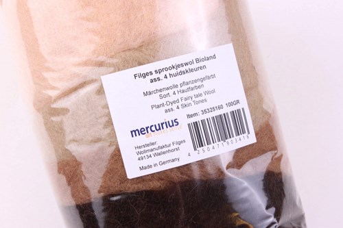 Filges Märchenwolle Bioland Filzwolle 4 Hautfarben 100g kreativ-3