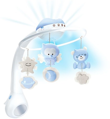 Infantino Musikmobile 3-in-1 Projektor Blau Babyzimmer Nachtlicht-2