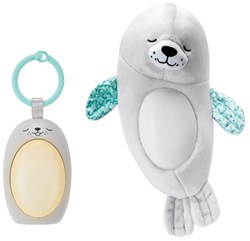 Infantino peluche phoque veilleuse musicale et lumineuse pour bébés