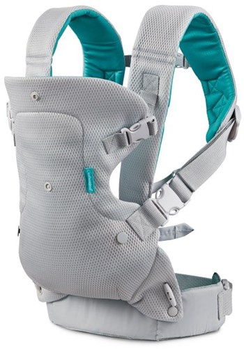 Infantino Babytrage Flip 4-in-1 leicht & atmungsaktiv ergonomisch