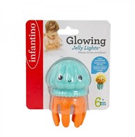 Infantino jouet de bain Glowing Jelly Light orange bleu sensoriel bébé-2