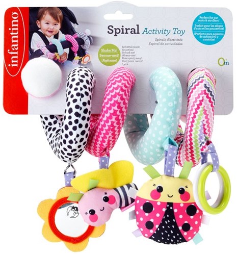 Infantino Aktivitätsspielzeug Spirale - Baby Spielzeug mehrfarbig-2
