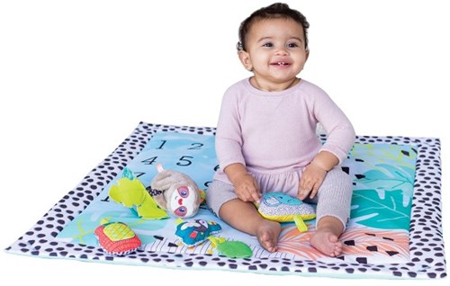 Infantino tapis d'éveil 4-en-1 Twist & Fold avec amis de jeu-2