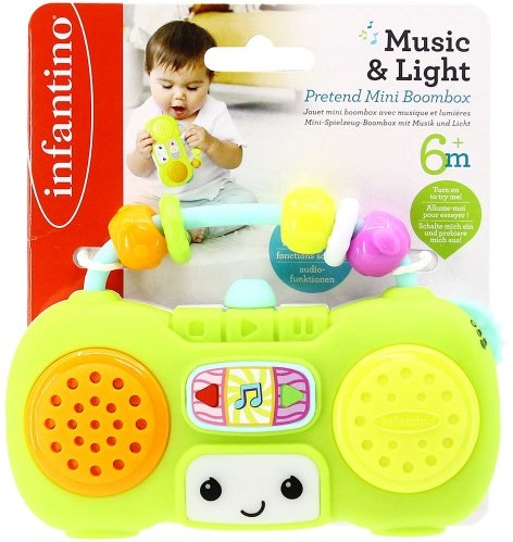Infantino Musikspielzeug Mini Boombox mit Licht und Melodien-2