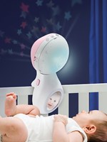 Infantino mobile musical projecteur chambre bébé 3-en-1 rose apaisant-2