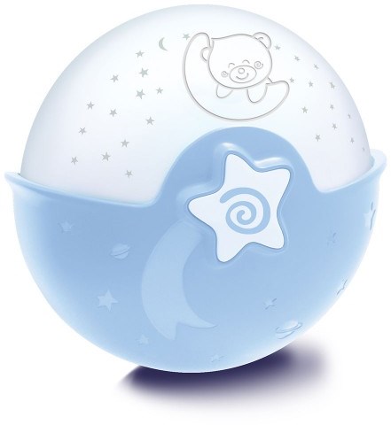 Infantino Baby Projektor Nachtlicht Blau mit Musik und Sternenhimmel