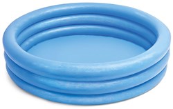 Intex piscine crystal bleu - Piscine enfant 147x33cm jeux d'eau