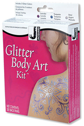 Jacquard-Jacquard-Glitzer-Body-Art-Set
