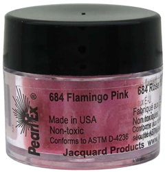 Jacquard Pearl Ex Pigment Flamingo Rose 3 g - Poudre Créative pour Loisirs