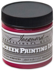 Jacquard encre sérigraphie 118 ml magenta peinture textile permanente