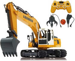 Jamara excavatrice Liebherr R936 1:20 véhicule de chantier RC avec accessoires