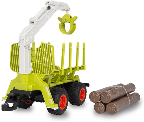 Vedes Spielzeug Holzrückewagen mit Kranarm 1:24S Multicolor-2