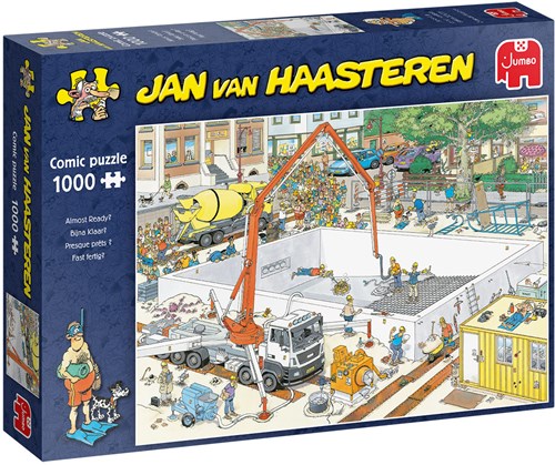 Jumbo Puzzle Jan van Haasteren Schwimmbad 1000 Teile Cartoon-2