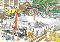 Jumbo Puzzle Jan van Haasteren Fast fertig? - 1000 Stück