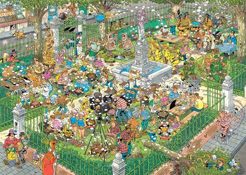 Jumbo Puzzle Jan van Haasteren BBQ Fest 1000 Teile Legespiel